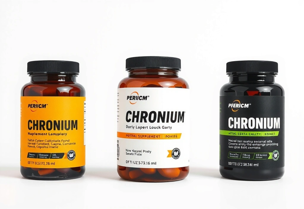 Chromium supplement bottle